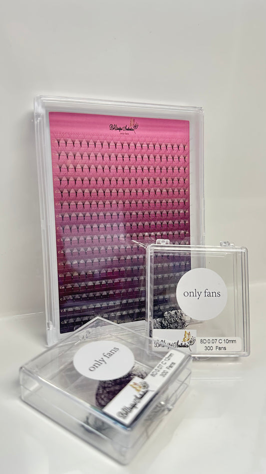 Only fans premade lash trays